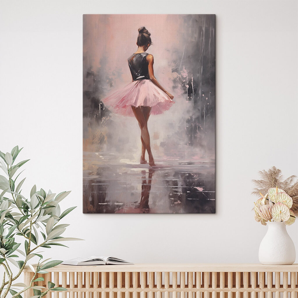 Balerină cu tutu roz — interior 1