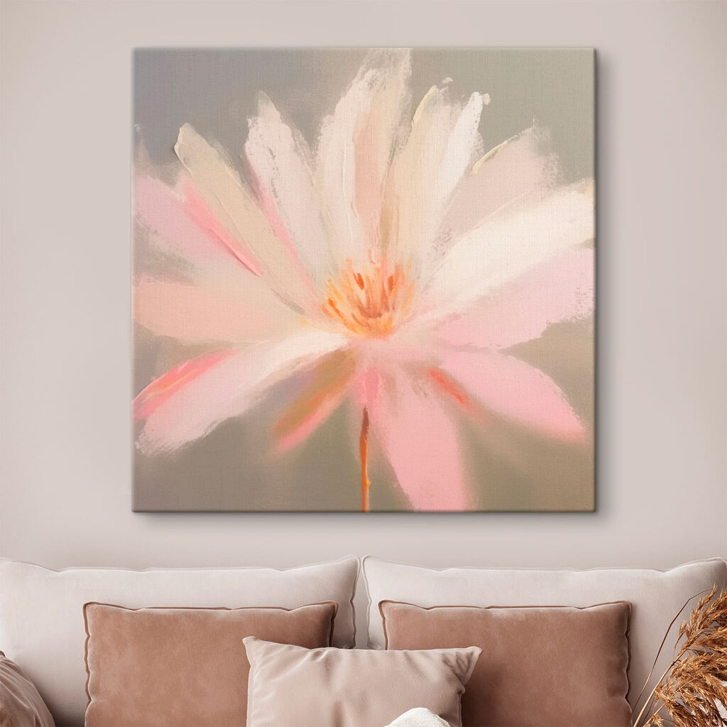 Floare roz pal — interior 2