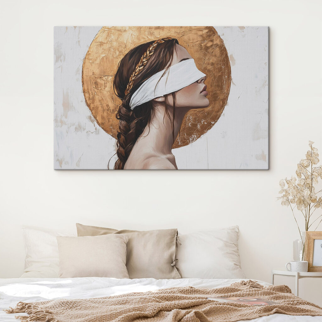 Profil cu ochii legați — interior 1