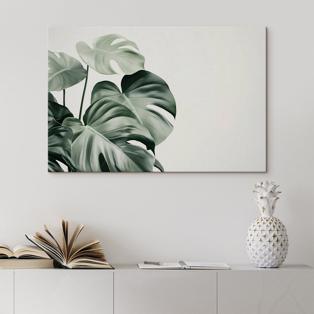 Monstera în verde adânc — interior 1