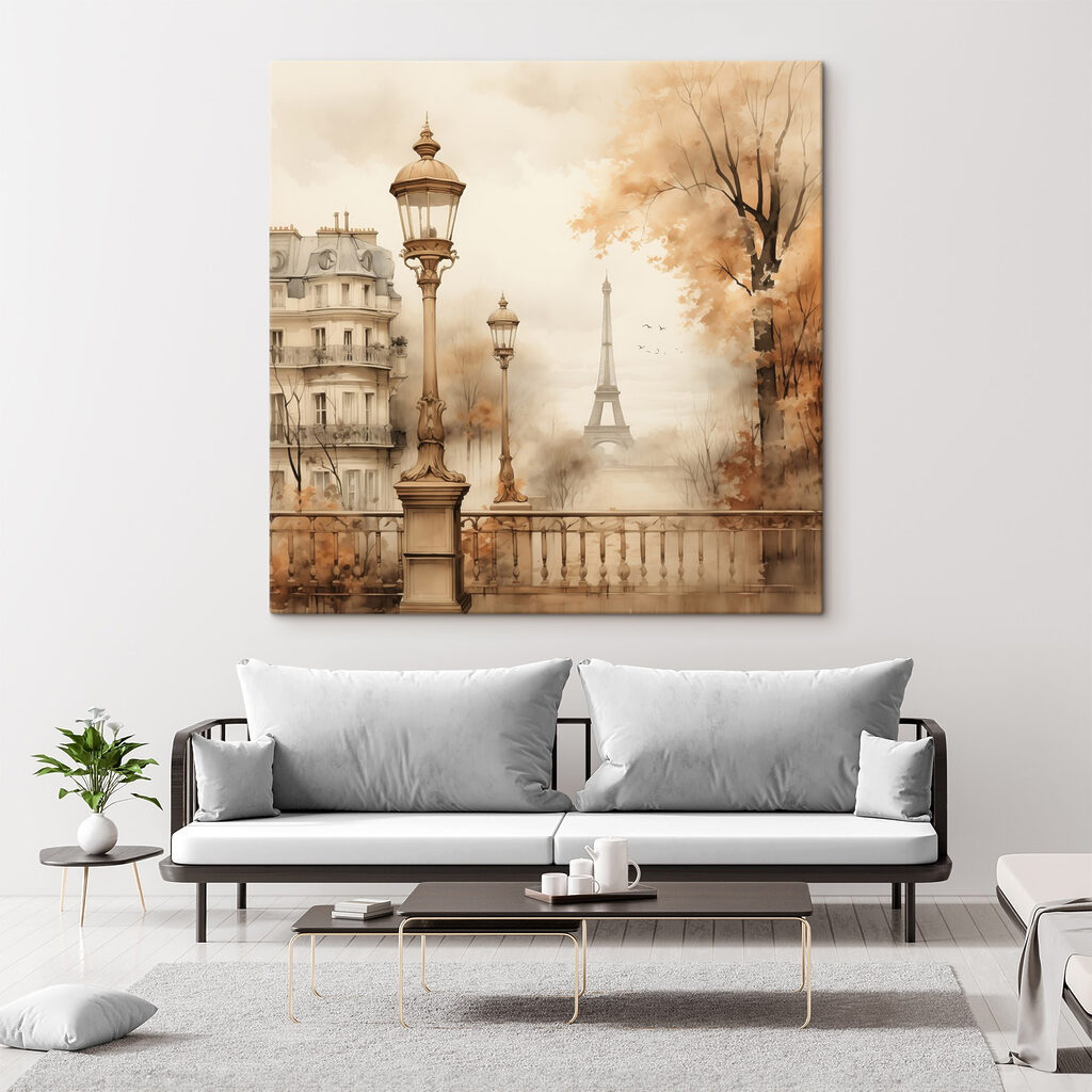 Felinar parizian în ceață — interior 2