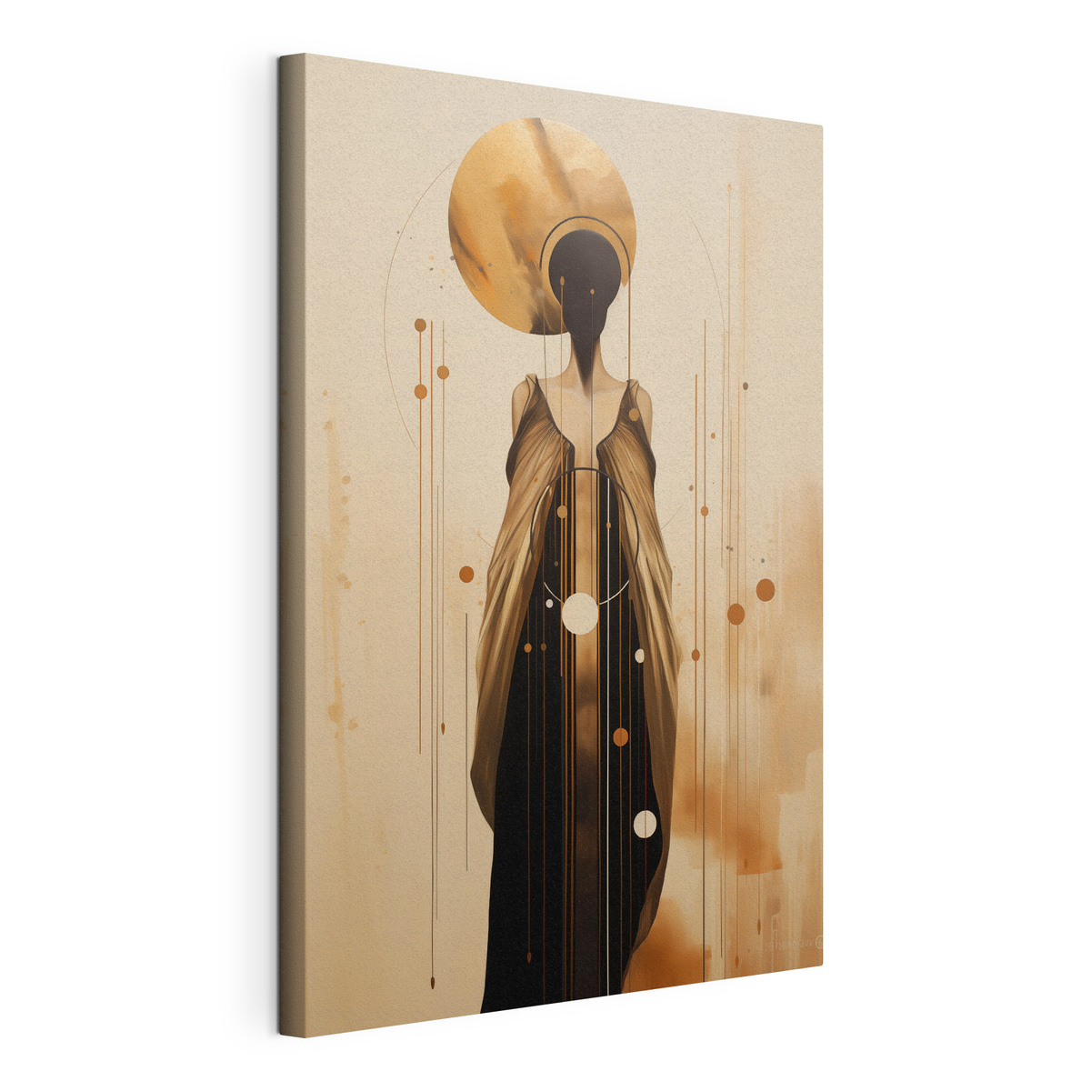 Femeie abstractă cu ornament — vizualizare produs
