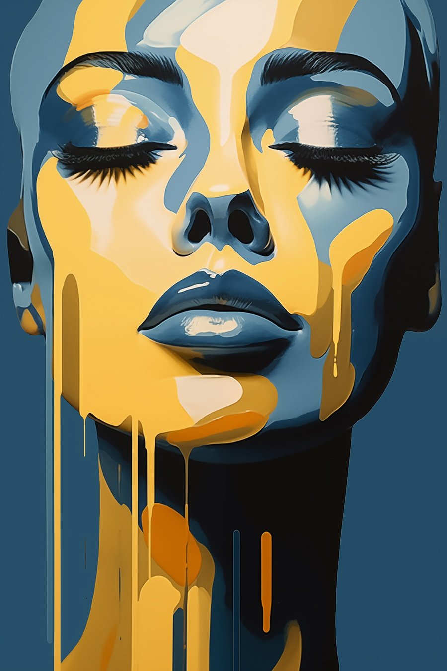 Portret cu ochii închiși — design complet