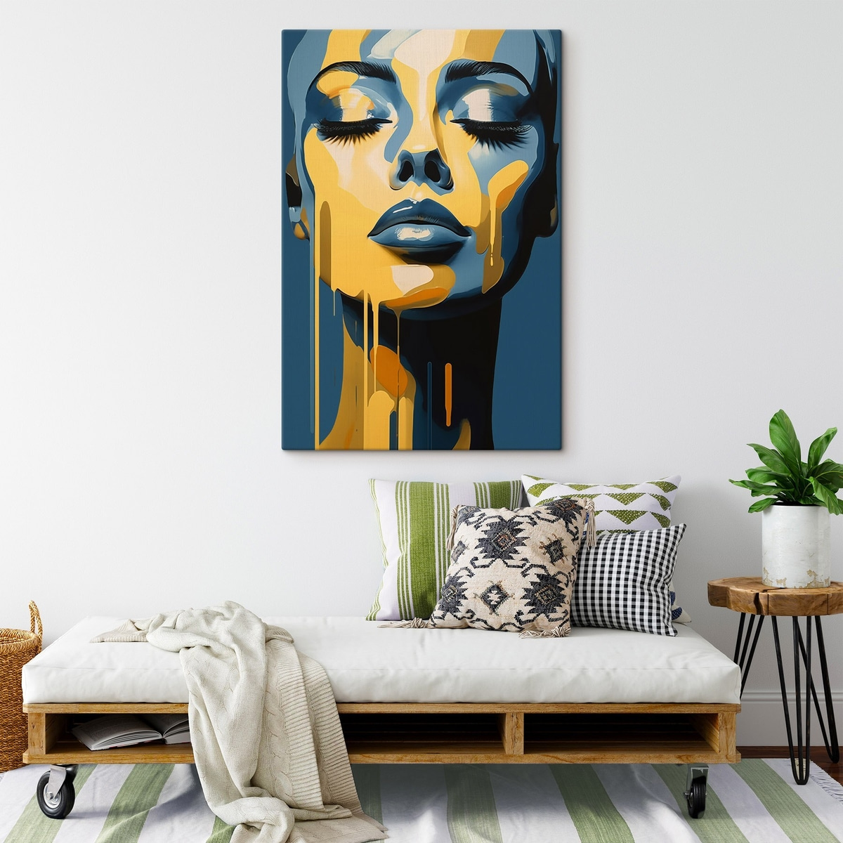 Portret cu ochii închiși — interior 2