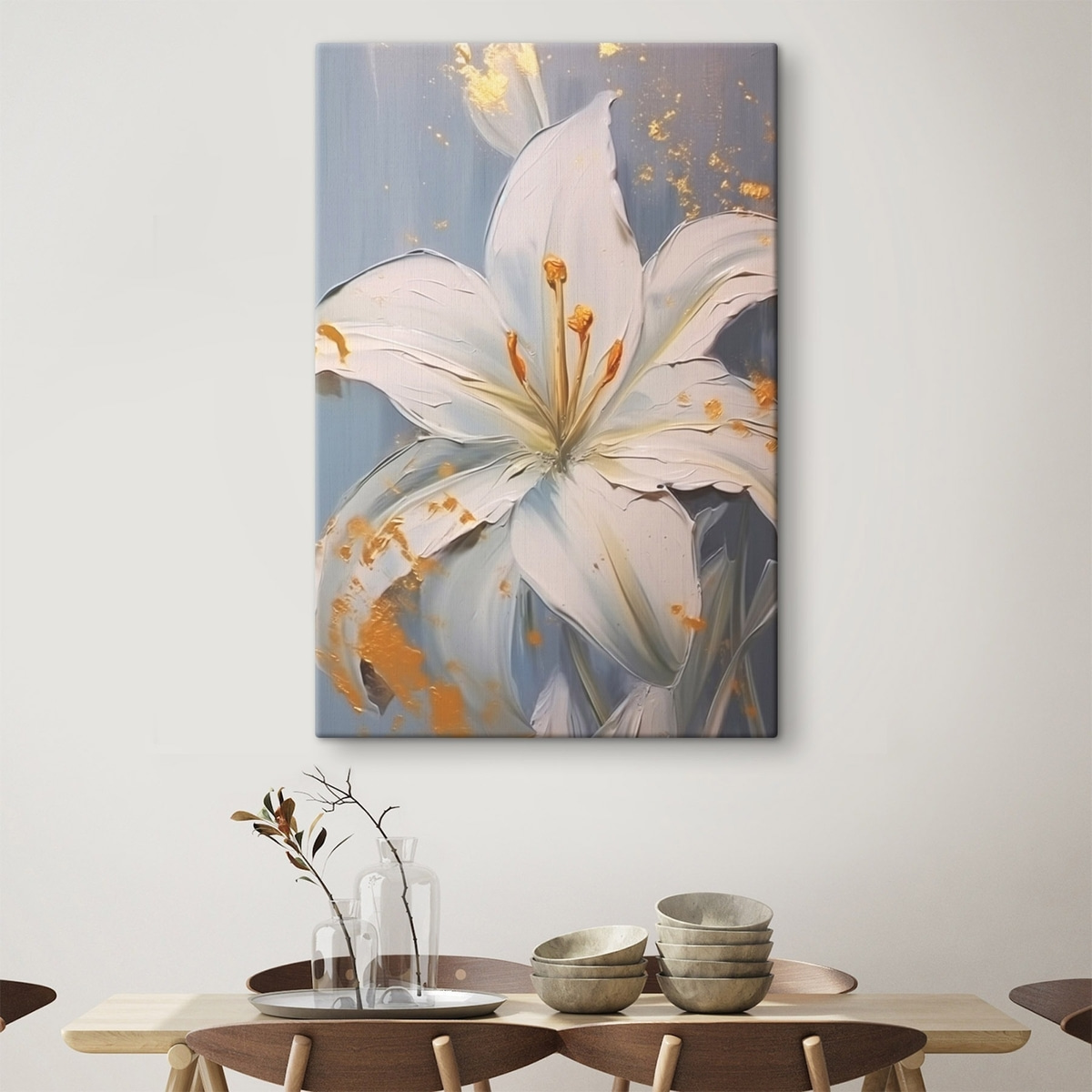 Crin alb, accente galbene — interior 1