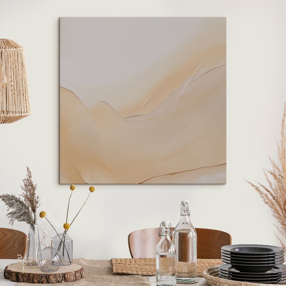 Linii fluide în pastel — interior 2