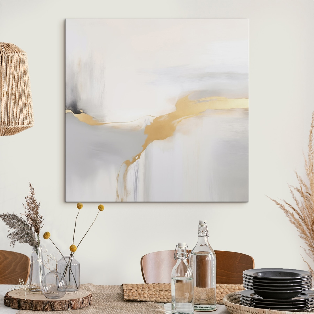 Abstracție minimalistă — interior 1