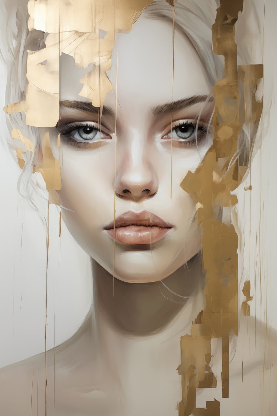 Portret abstract — design complet