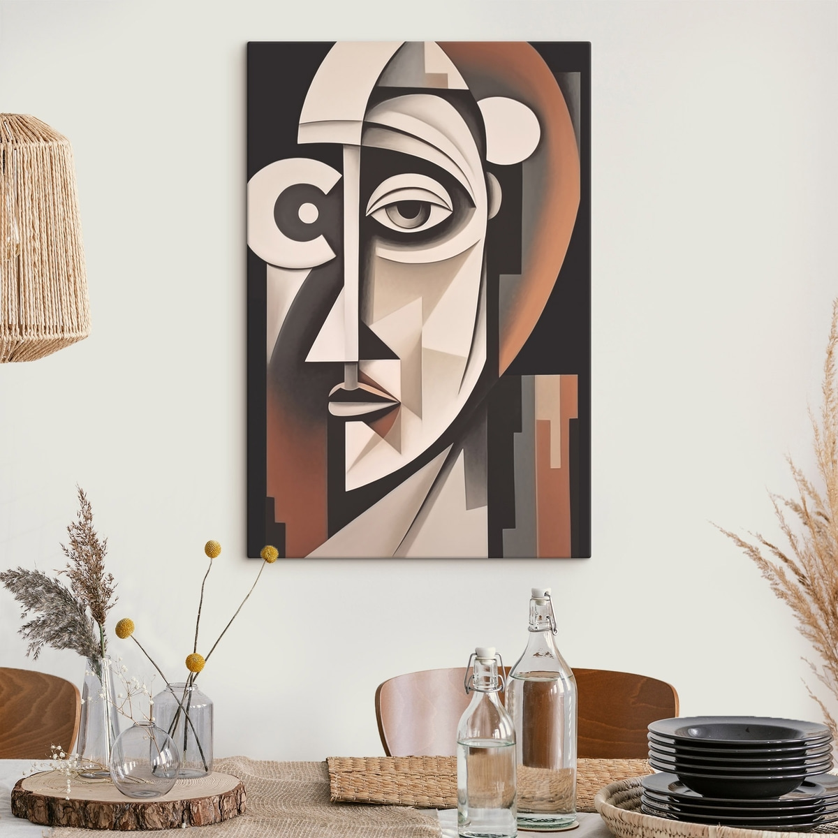 Compoziție cubistă — interior 1