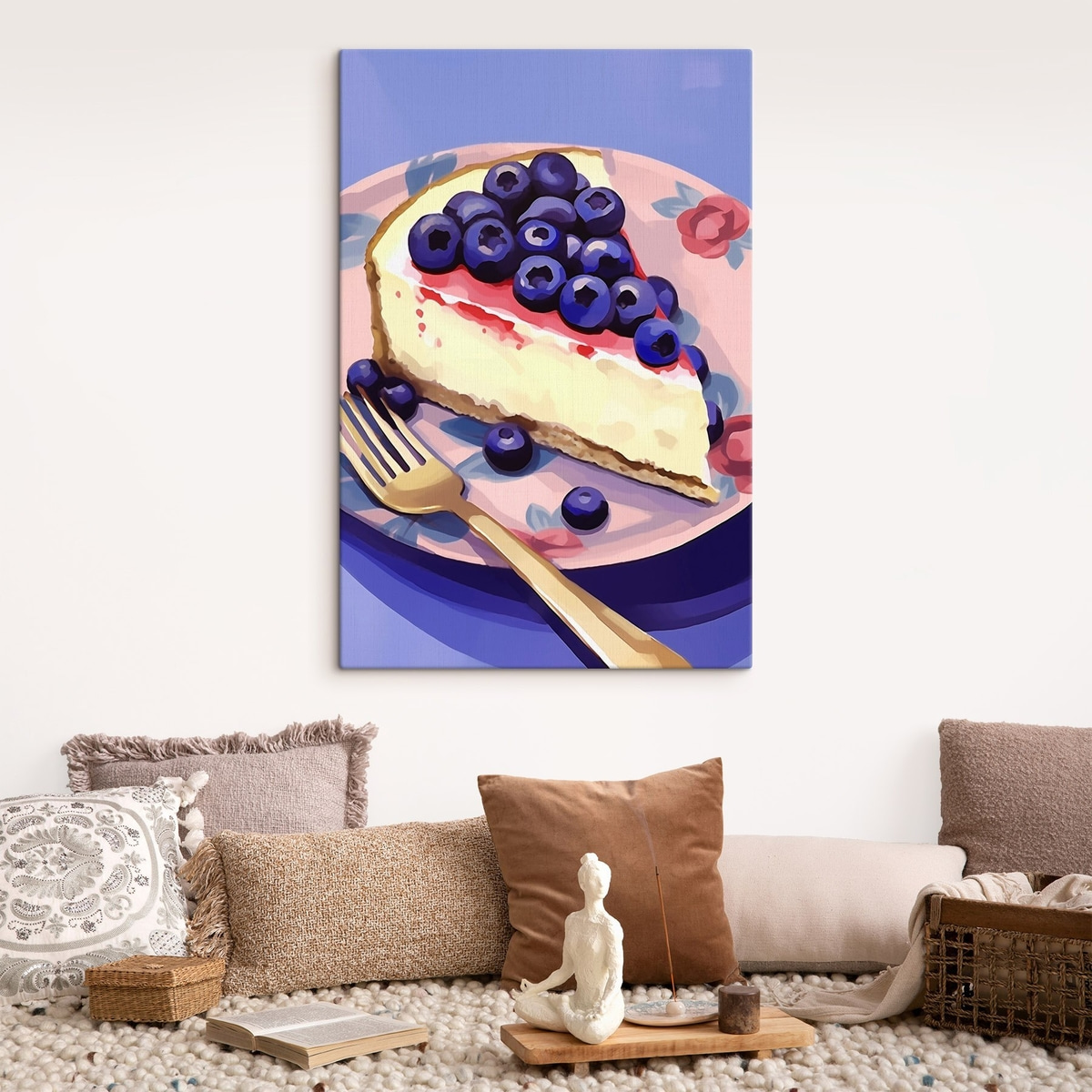 Cheesecake cu afine — interior 1