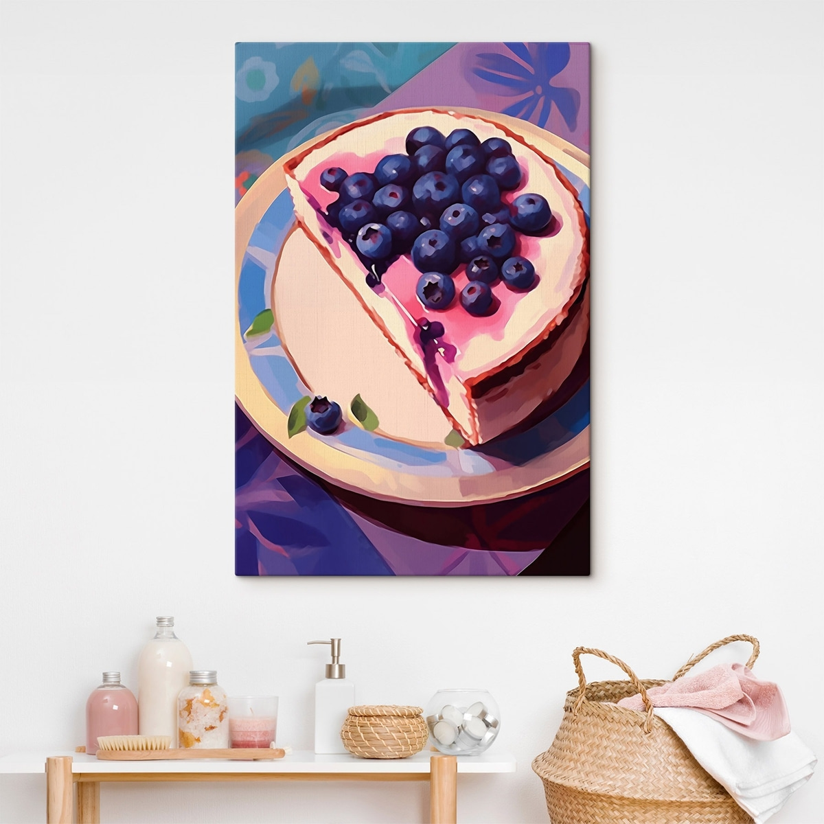 Cheesecake cu afine — interior 2