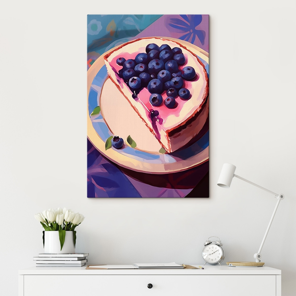 Cheesecake cu afine — interior 1