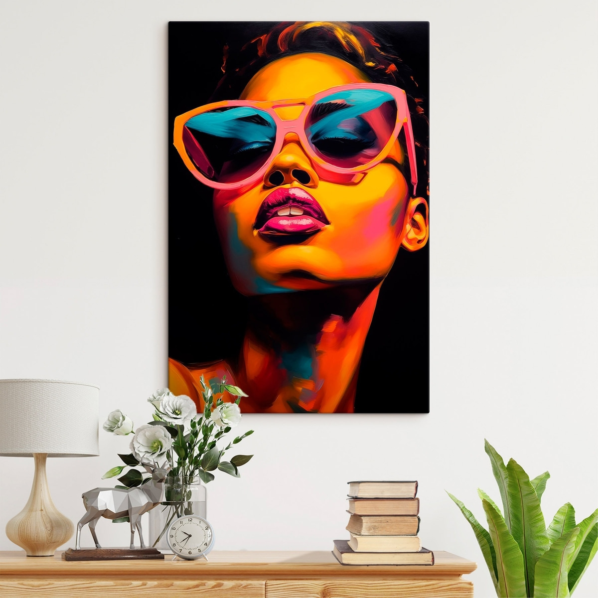 Portret cu ochelari — interior 2