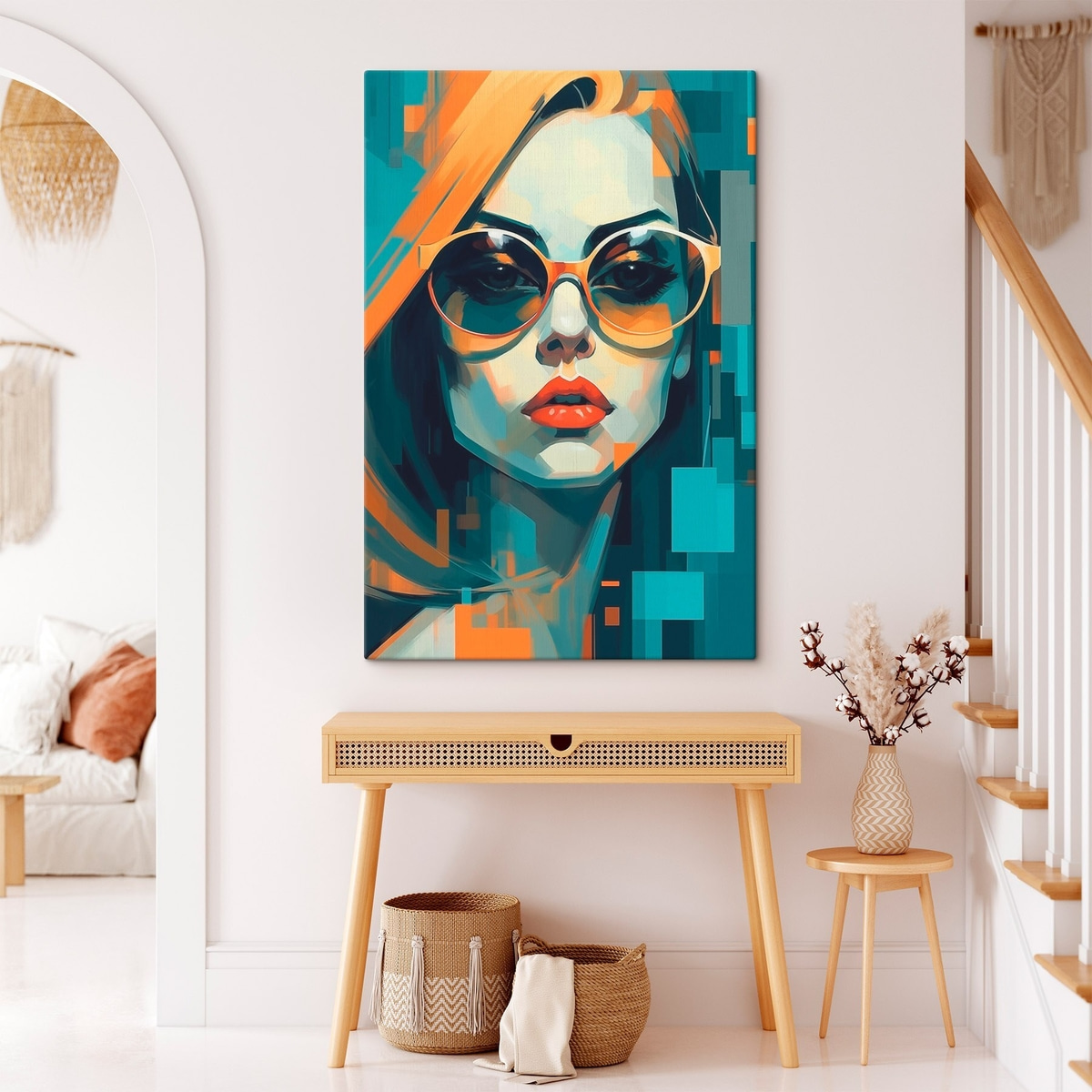 Pop art cu ochelari — interior 2