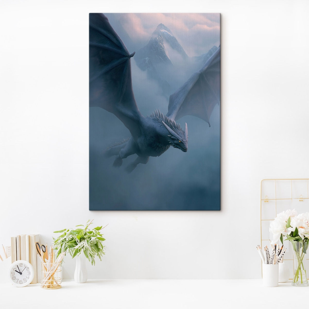 Dragon întunecat în cer — interior 1