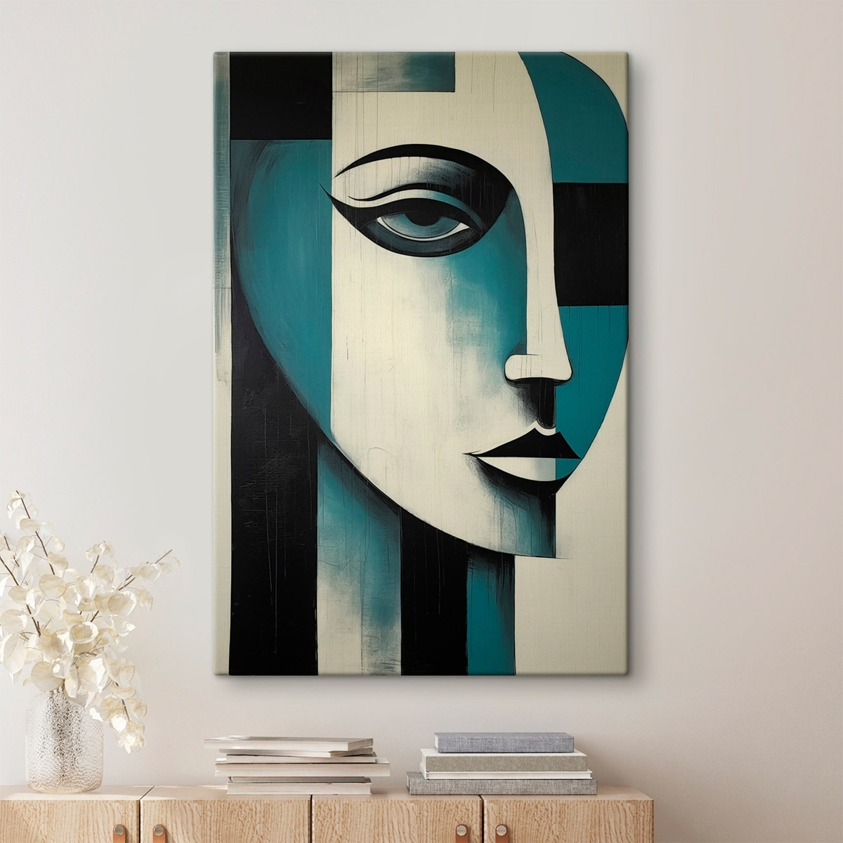 Portret abstract de femeie — interior 1