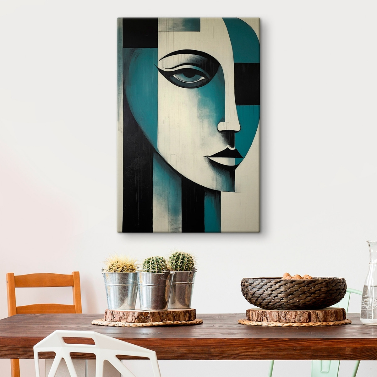 Portret abstract de femeie — interior 2