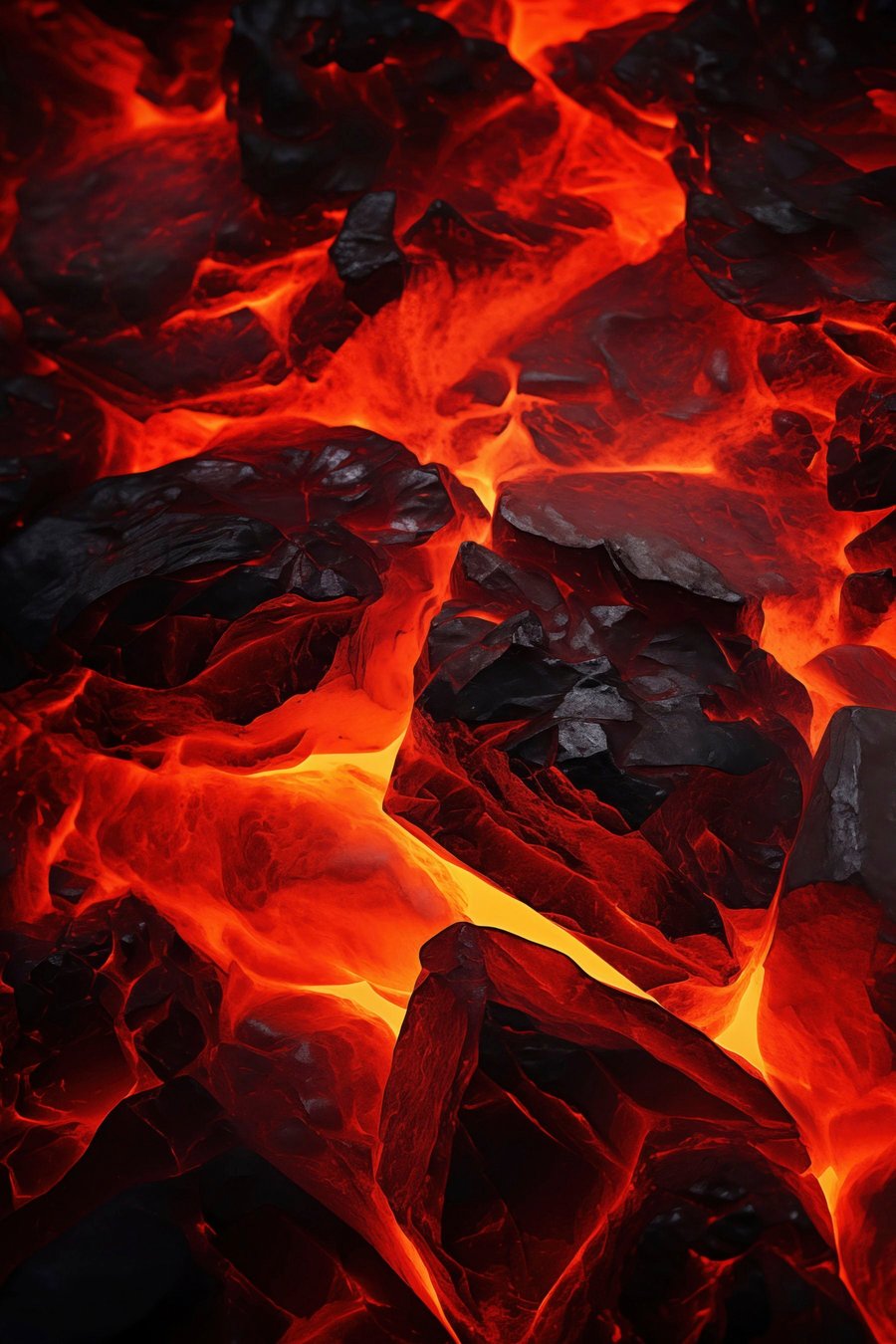 Pietre incandescente cu lavă — design complet