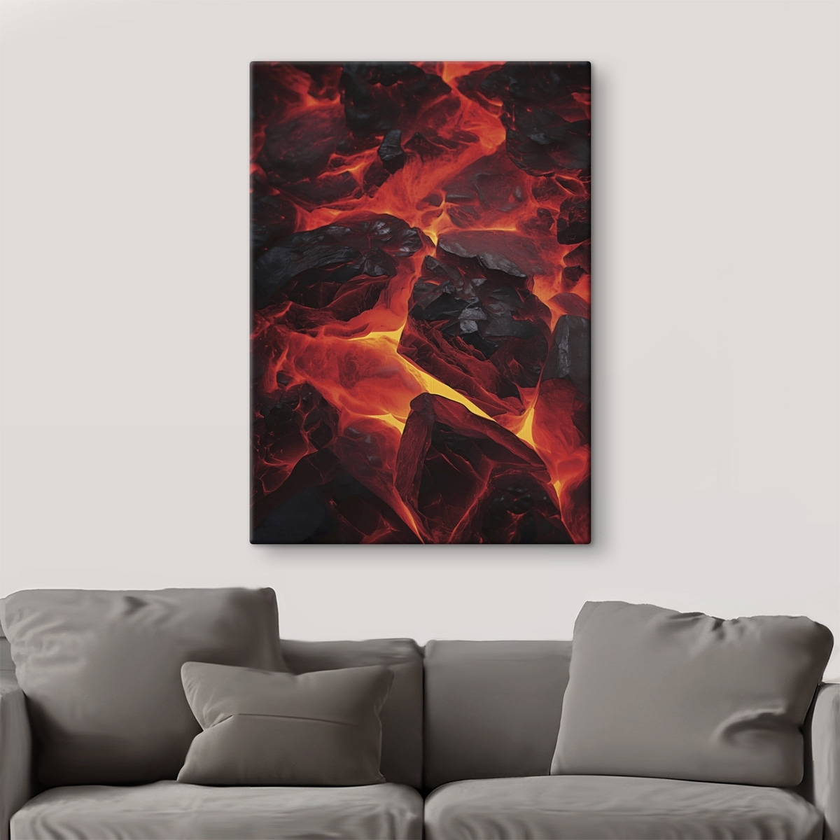Pietre incandescente cu lavă — interior 3