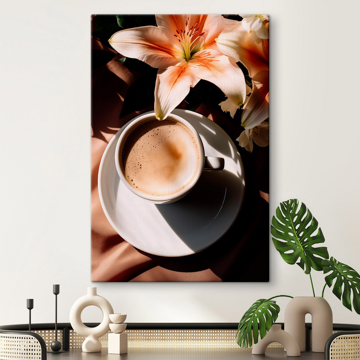 Cafea cu spumă — interior 1