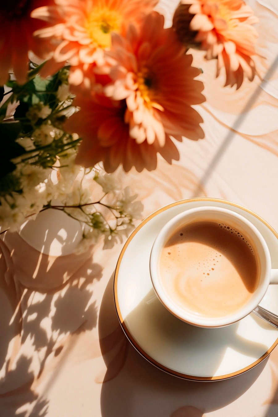 Cafea cu spumă — design complet