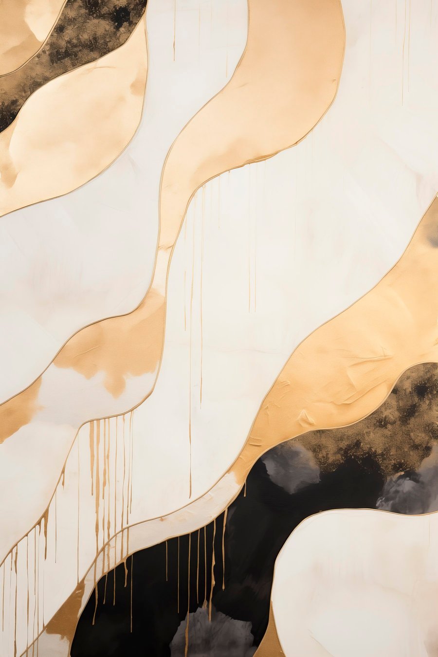 Linii ondulate portocalii — design complet