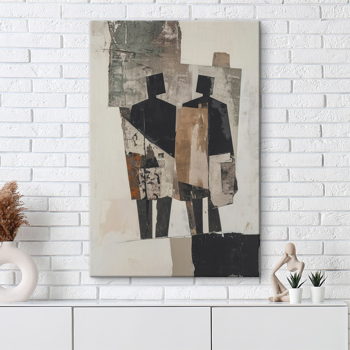 Abstracție modernă cu siluete — interior 3