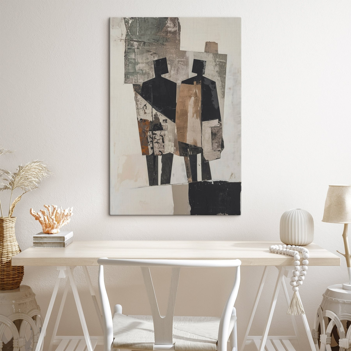 Abstracție modernă cu siluete — interior 2