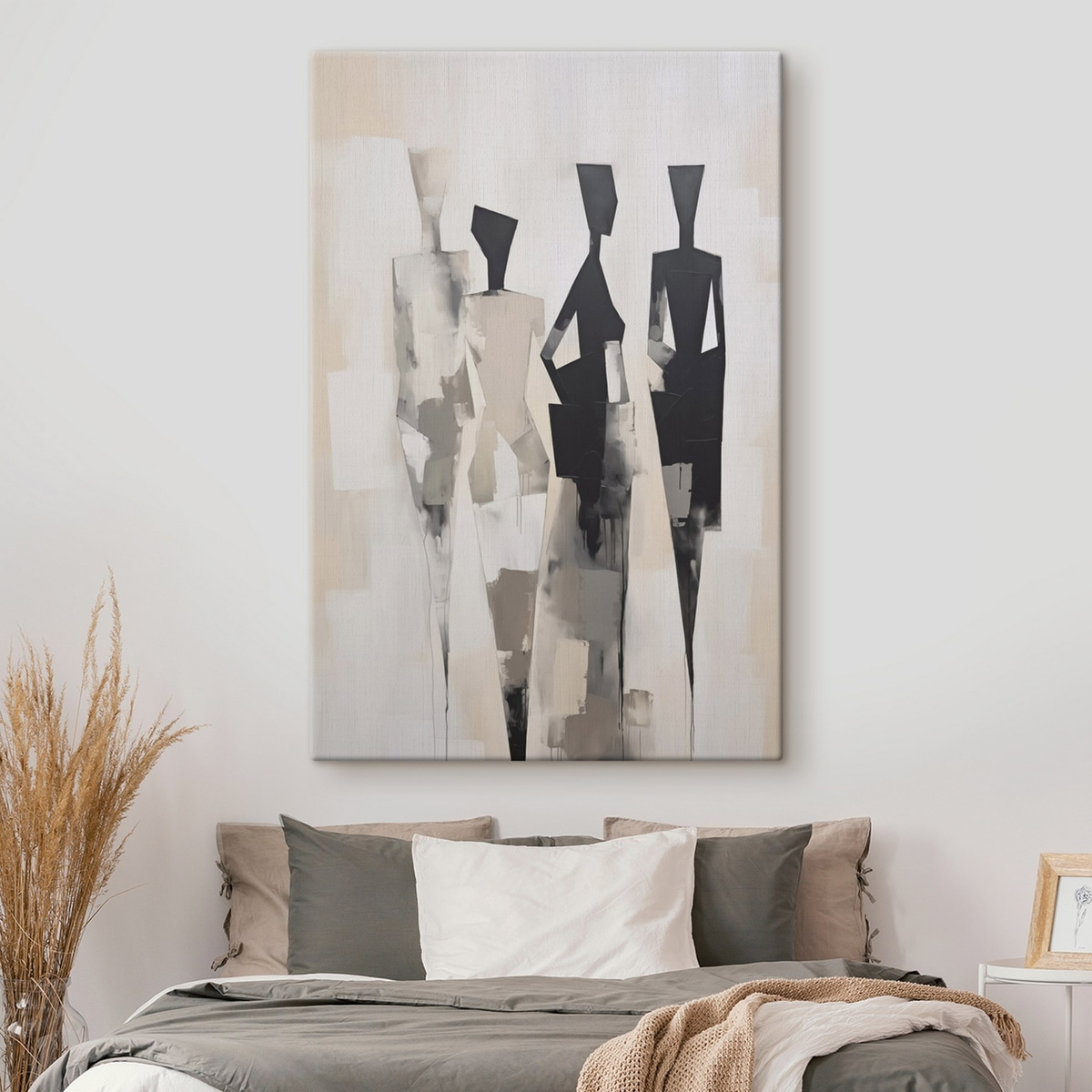 Siluete abstracte de oameni — interior 2