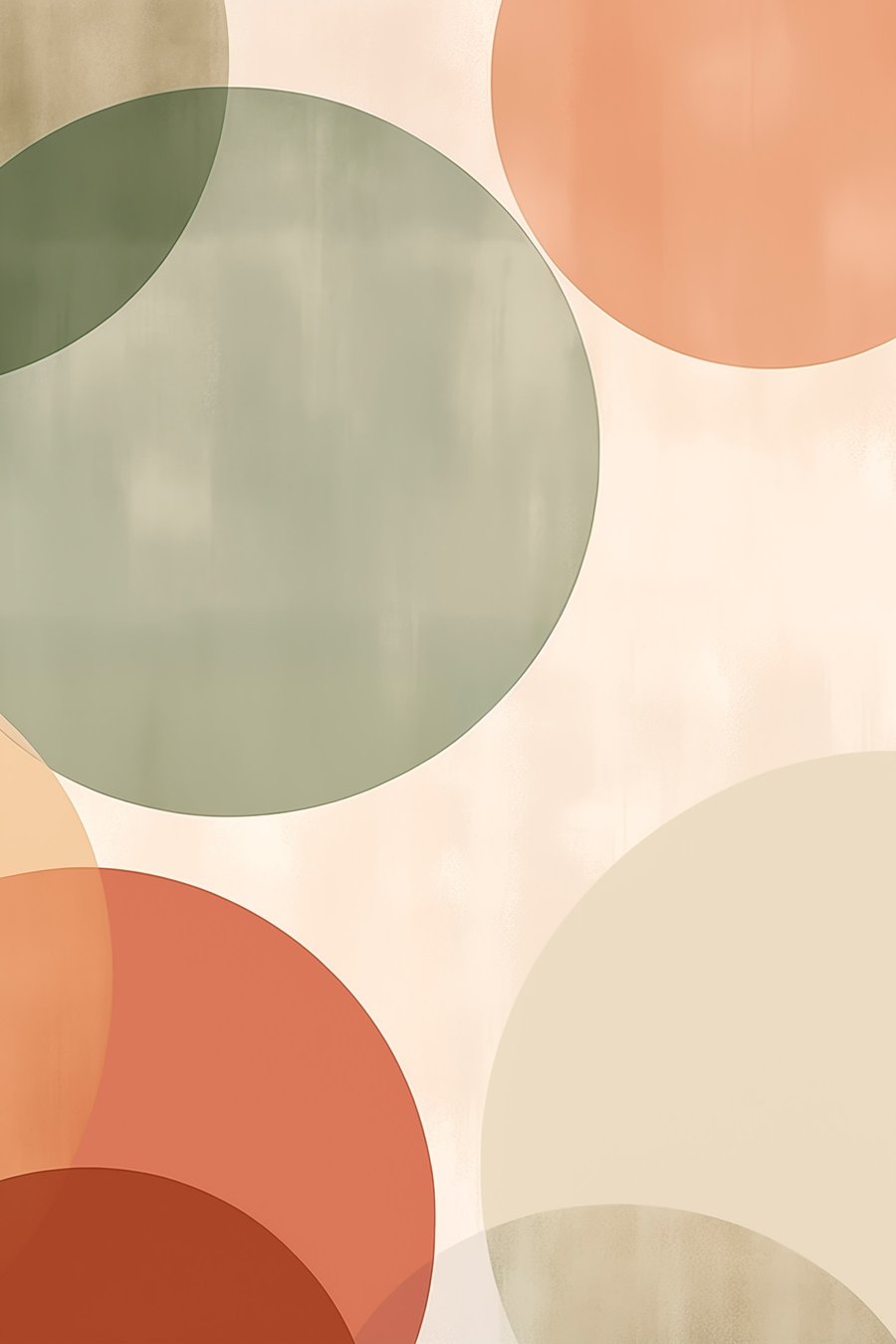 Cercuri abstracte mari — design complet