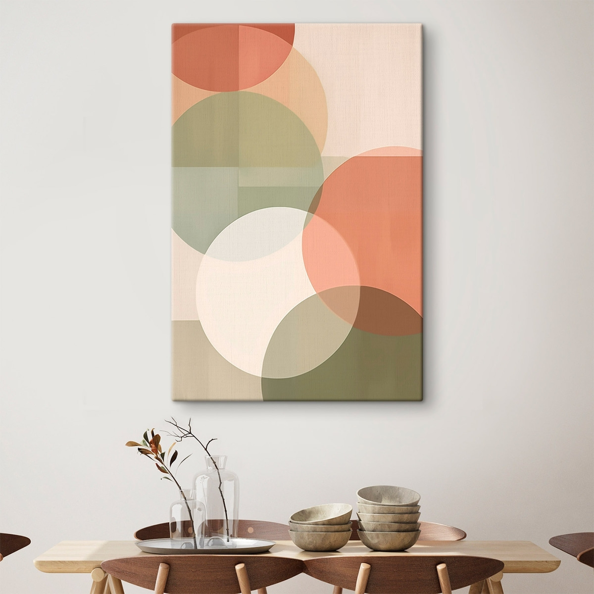 Cercuri abstracte mari — interior 2