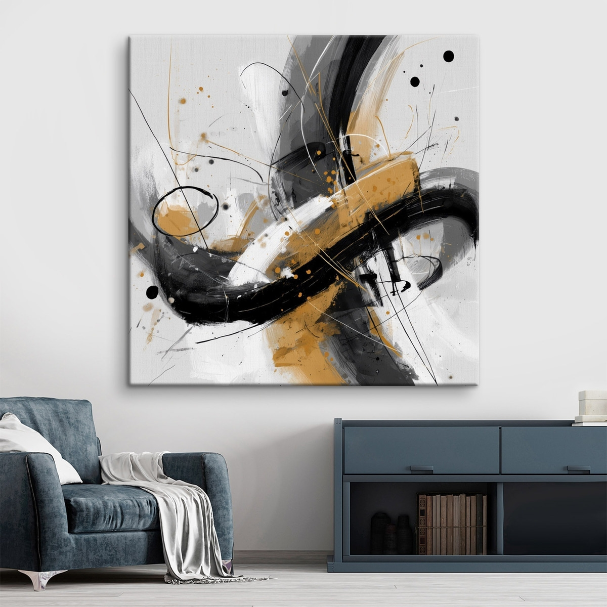 Ecou grafic abstract — interior 1