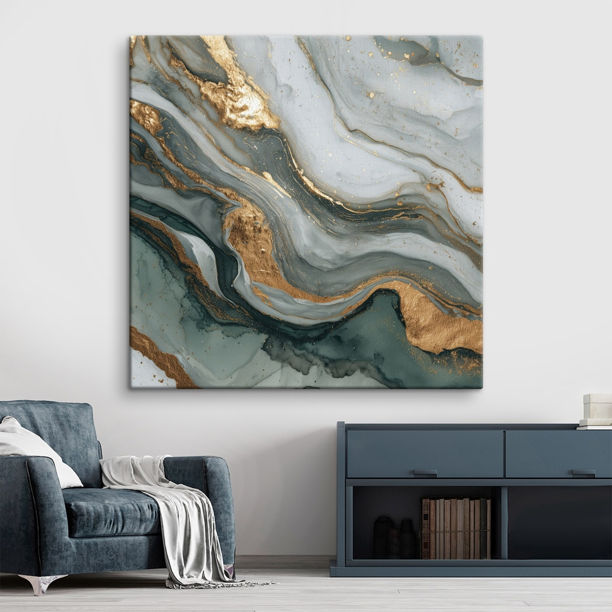 Efect de marmură abstract — interior 1