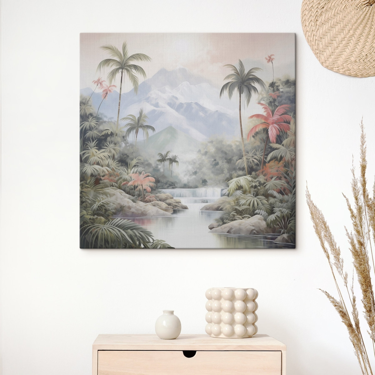 Râu prin pădure tropicală — interior 1