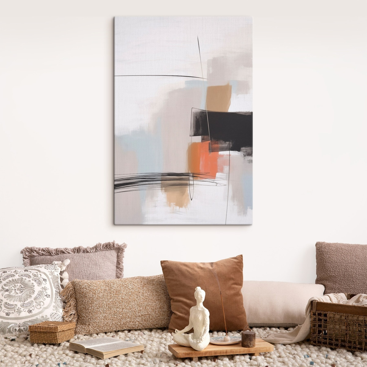 Tușe abstracte de pensulă — interior 2