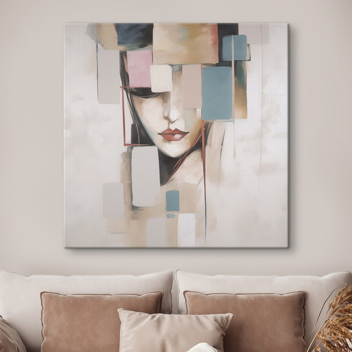 Portret pictural abstract — interior 2