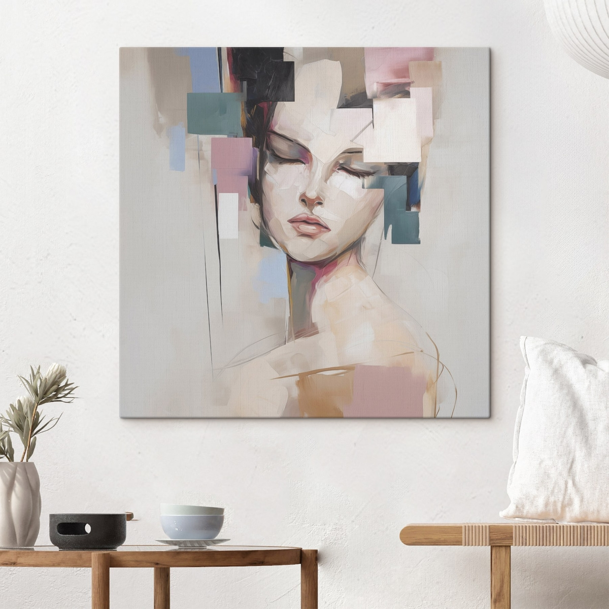 Portret pictural abstract — interior 1
