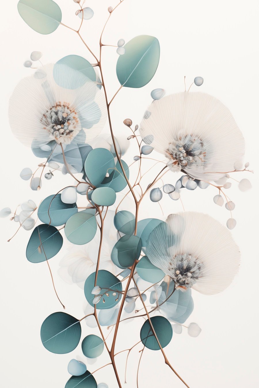 Eucalipt abstract — design complet