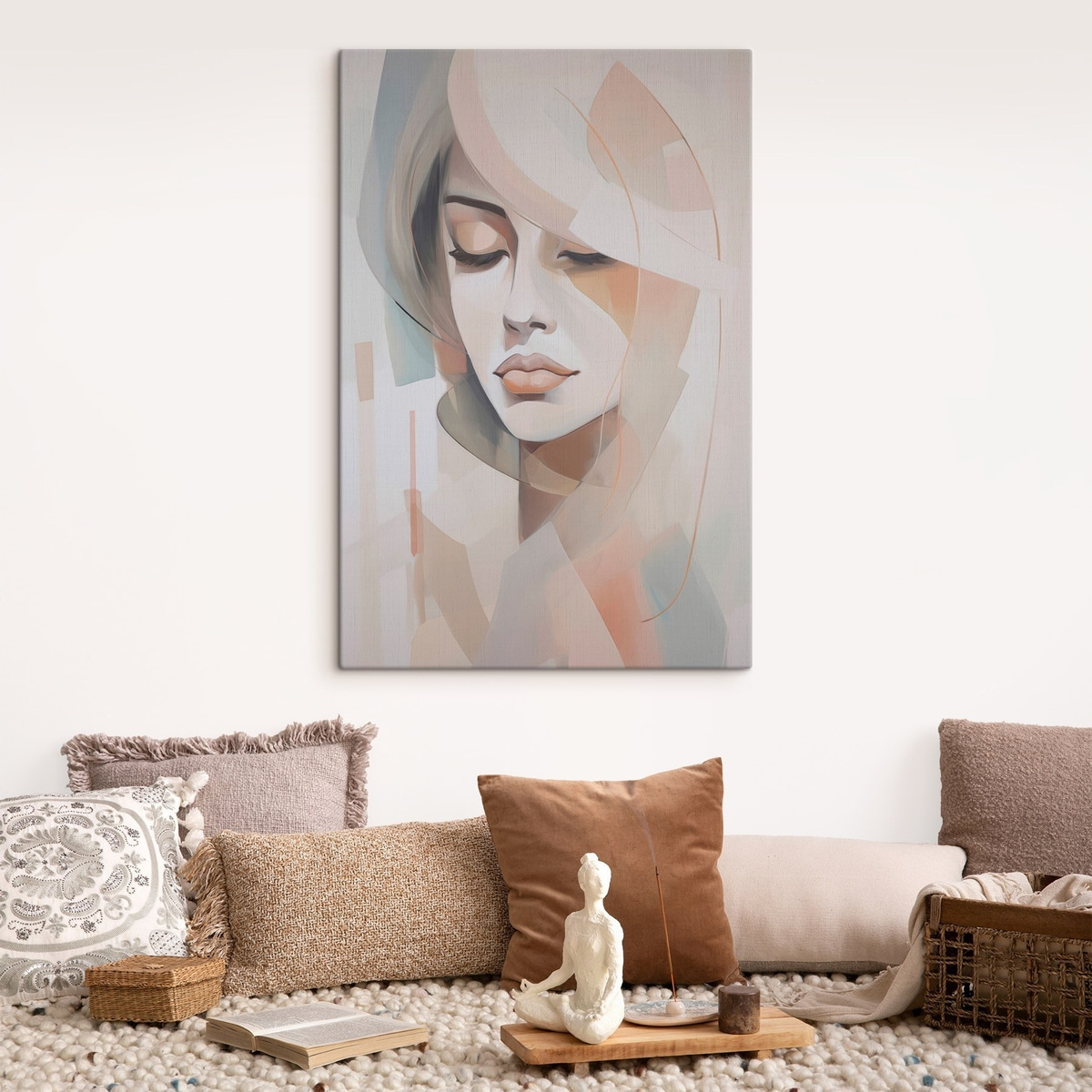 Portret abstract de fată — interior 2