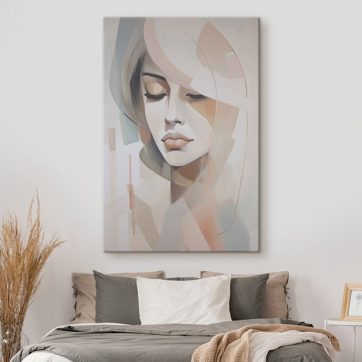 Portret abstract de fată — interior 1