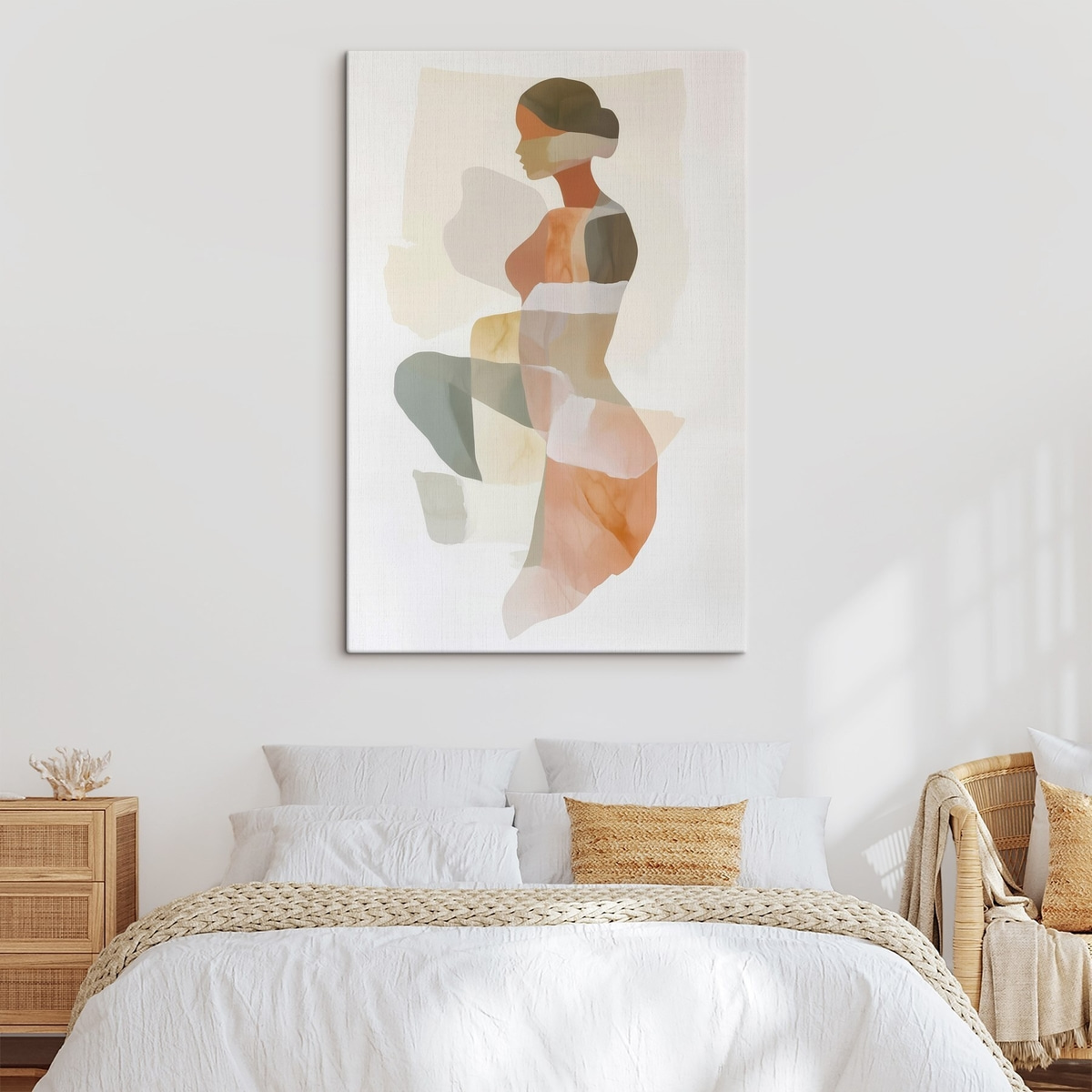 Siluetă feminină abstractă — interior 2