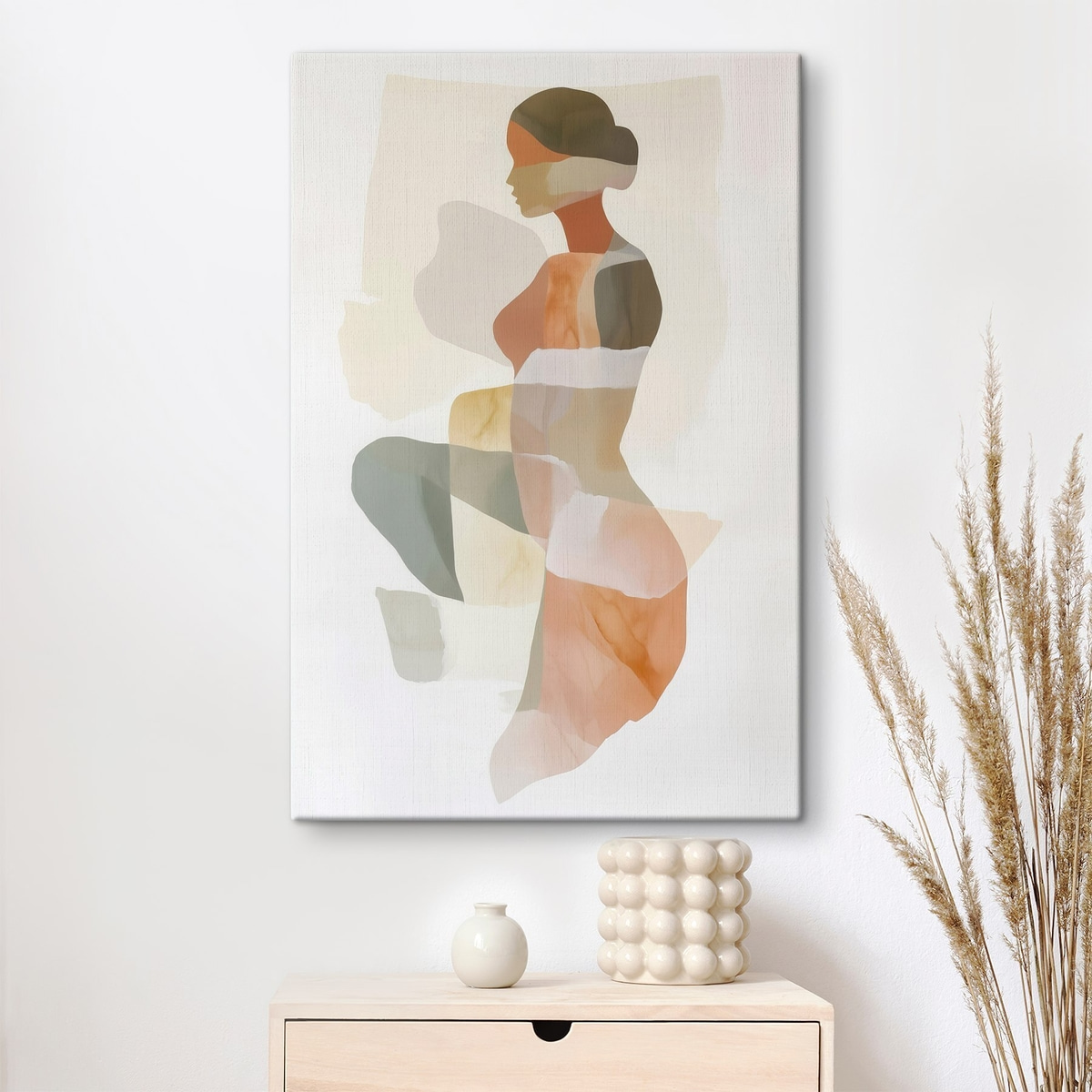 Siluetă feminină abstractă — interior 3