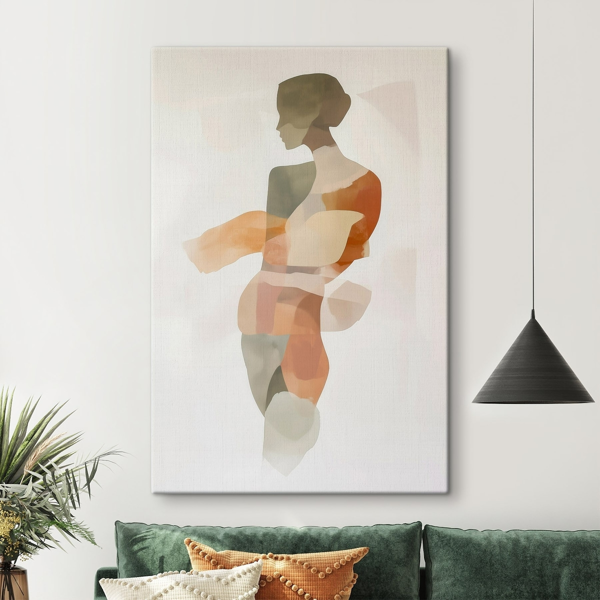 Siluetă feminină abstractă — interior 3