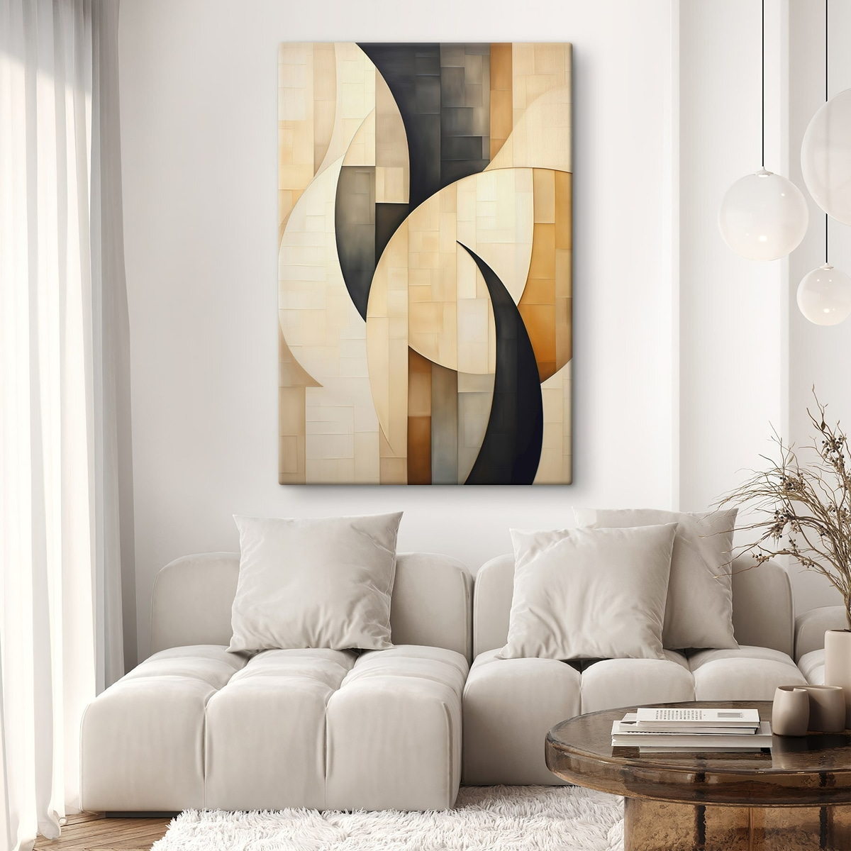 Abstracție geometrică — interior 1