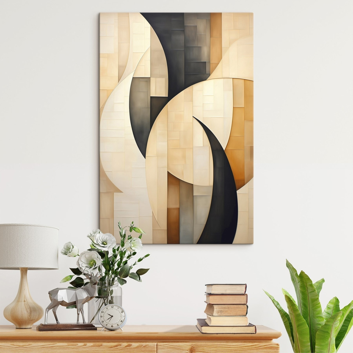 Abstracție geometrică — interior 2
