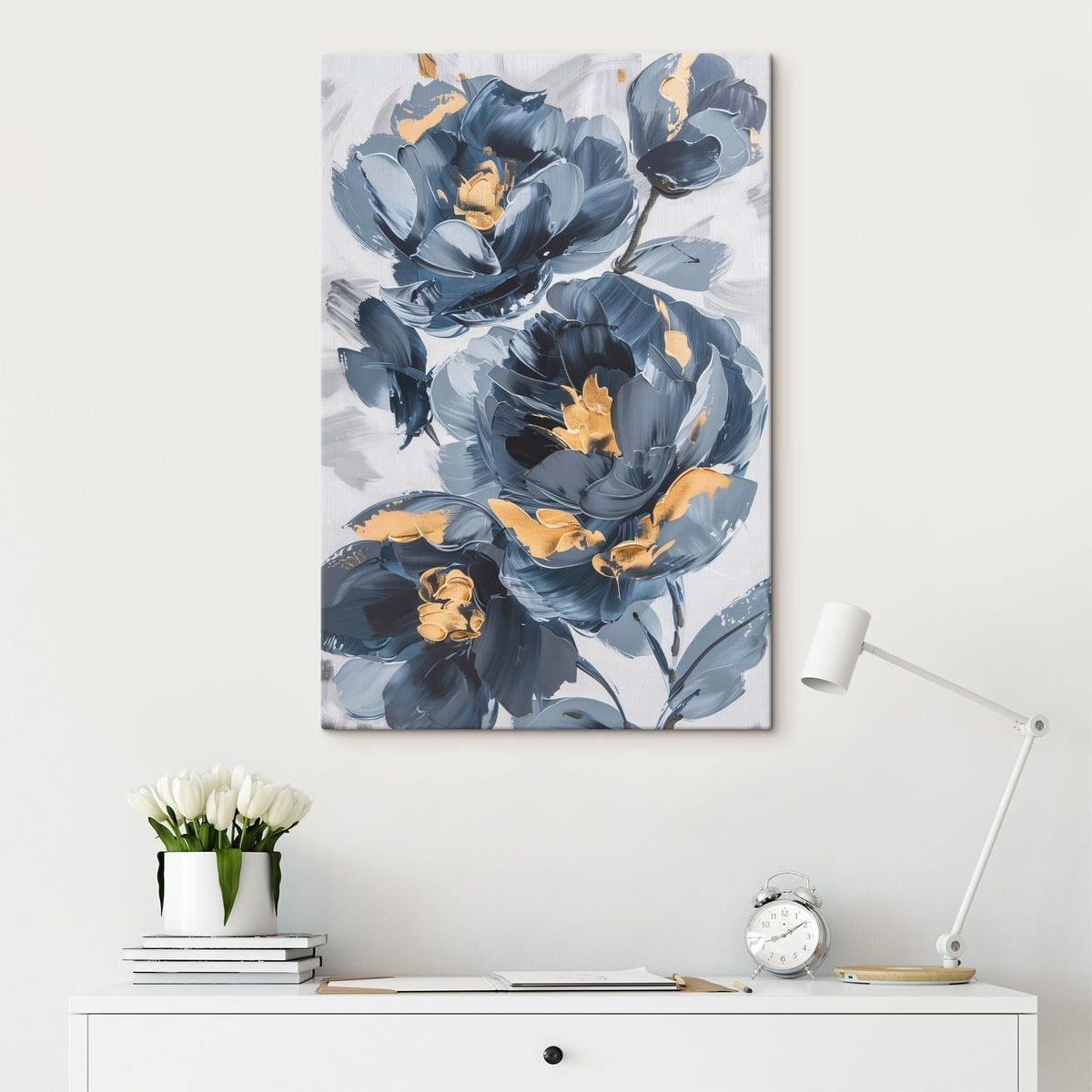 Flori abstracte mari — interior 2