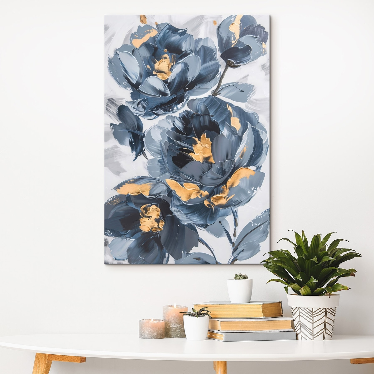 Flori abstracte mari — interior 1