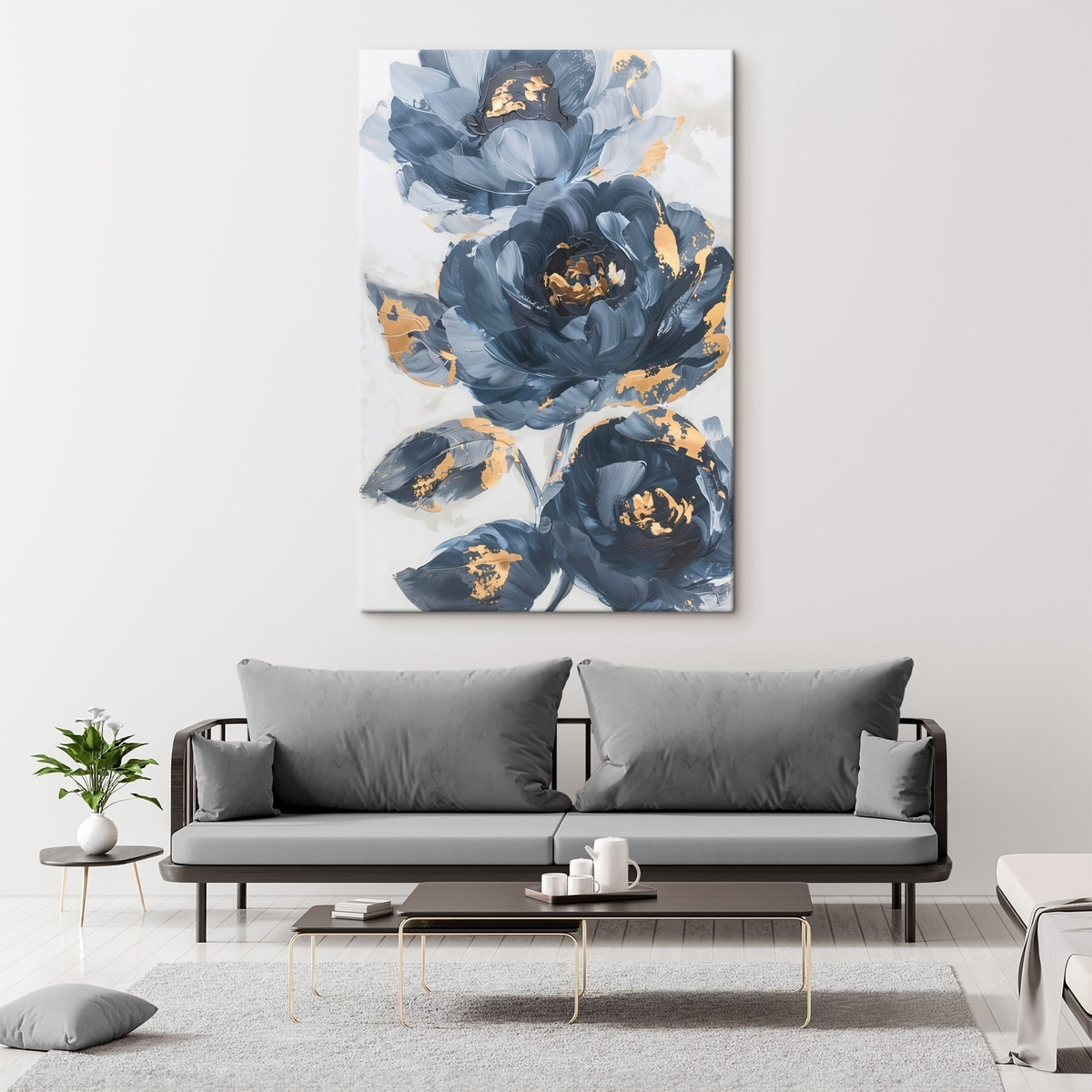 Flori abstracte mari — interior 2