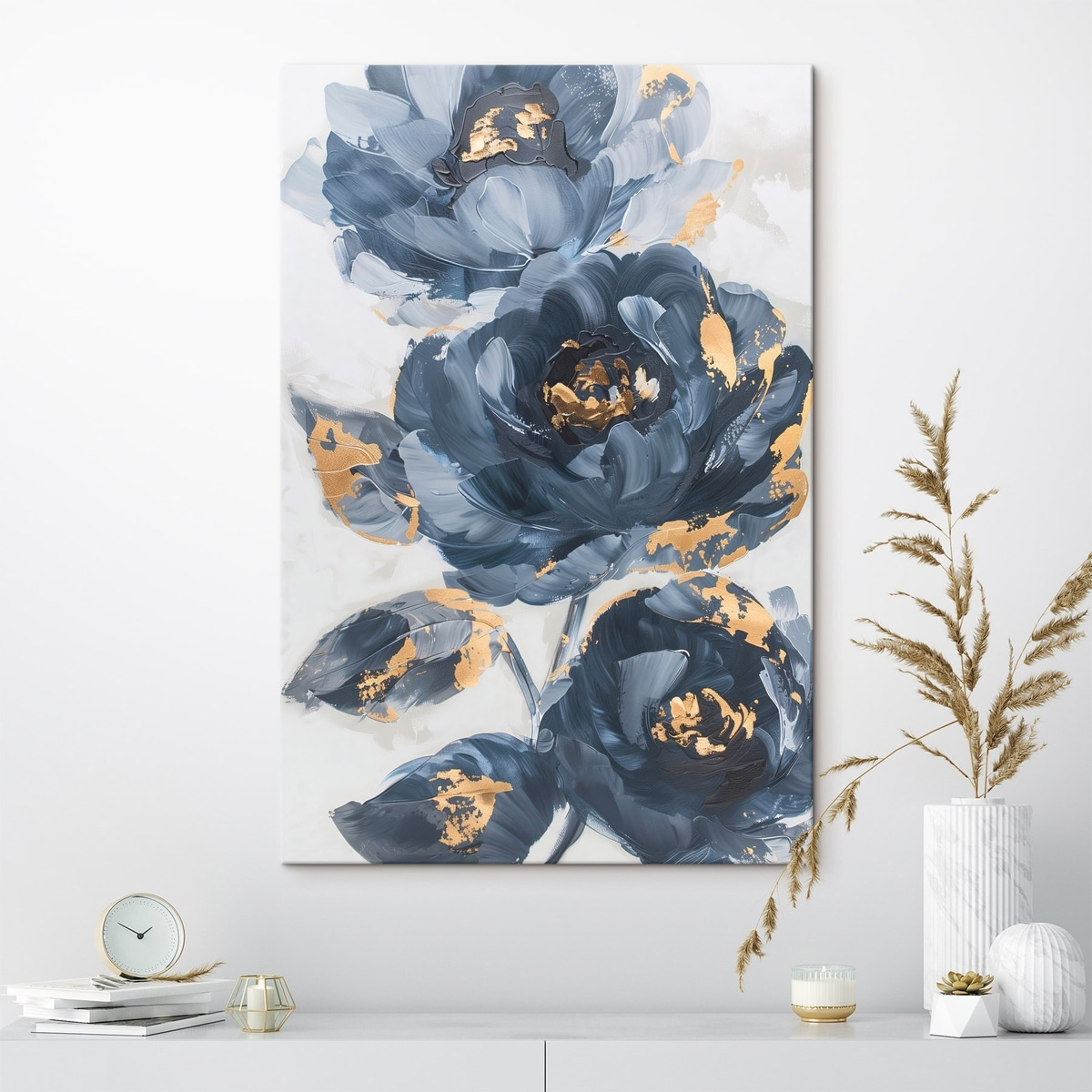Flori abstracte mari — interior 1