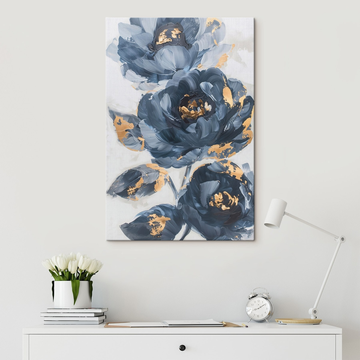Flori abstracte mari — interior 3